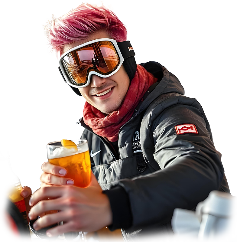 Junger Mann bewirbt sich für Job bei Zottl Apres Ski Flachau