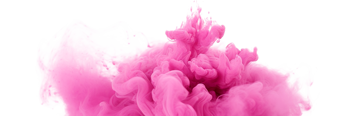 Pinker Rauch als cooler 3D Effekt für das Headerbild von Apres Ski Zottl im Skigebiet Flachau